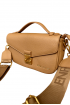 Malá crossbody kabelka Enrico - svetlohnedá